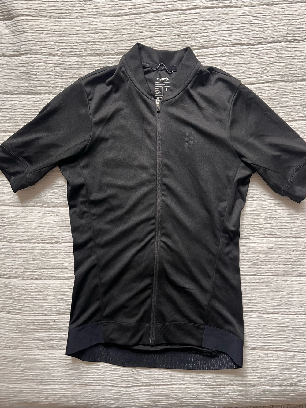 CRAFT Black Short Sleeve Cycling Jersey